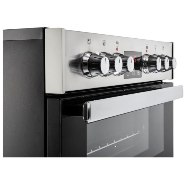 Belling 444410819 60cm Electric Ceramic Range Cooker - Stainless