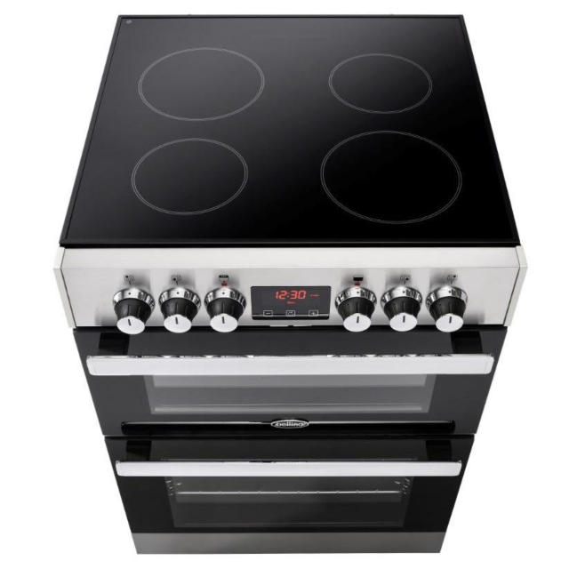 Belling 444410819 60cm Electric Ceramic Range Cooker - Stainless
