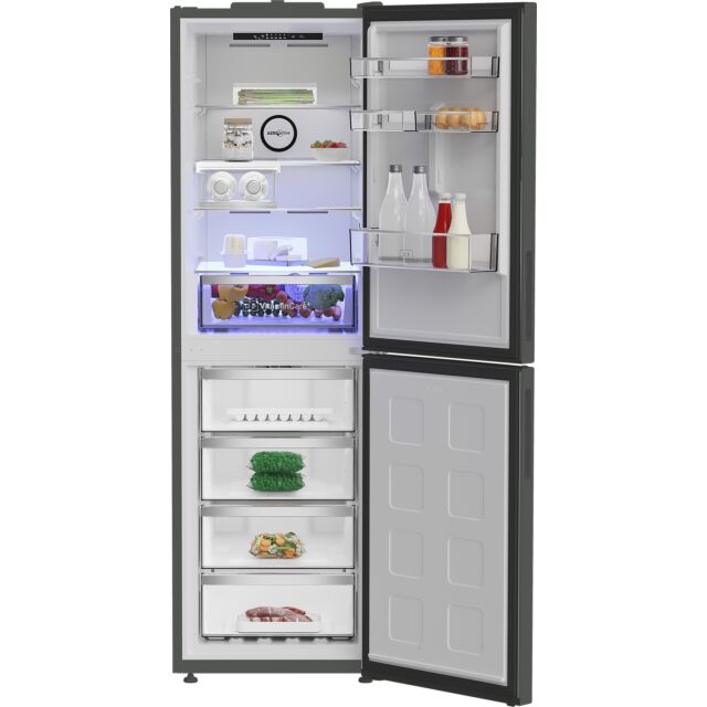 Blomberg KND24685VG 59.7cm 50/50 Frost Free Fridge Freezer - Graphite