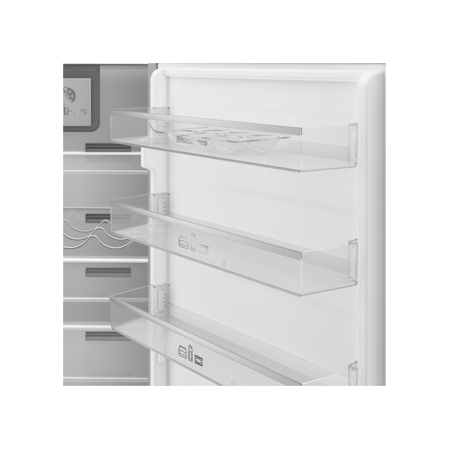 Blomberg KND4554VI 70/30 Intergrated Fridge Freezer White