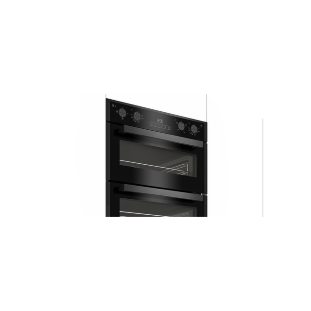 Blomberg ROTN9202DX 59.4cm Built In Electric Double Oven - Dark Steel