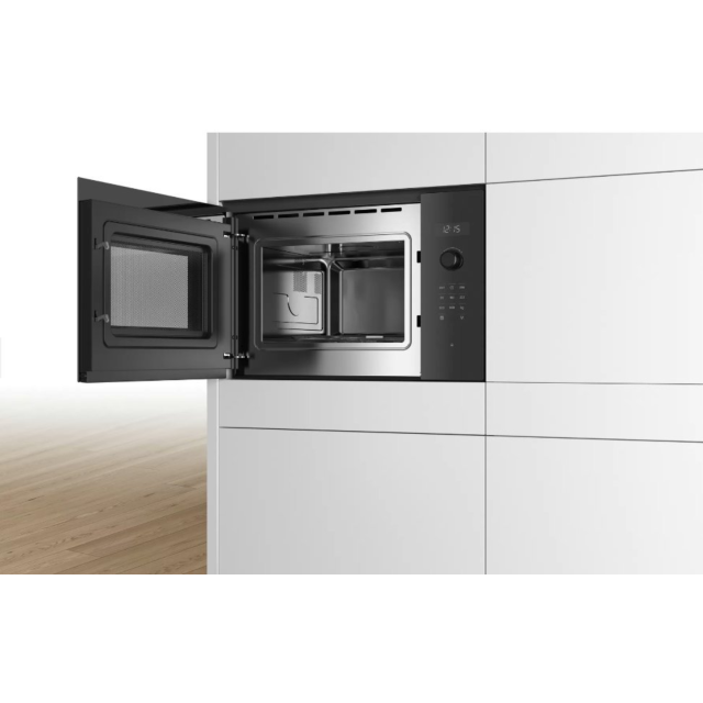 Bosch BFL554MB0B 25 Litres Built In Microwave Oven - Black