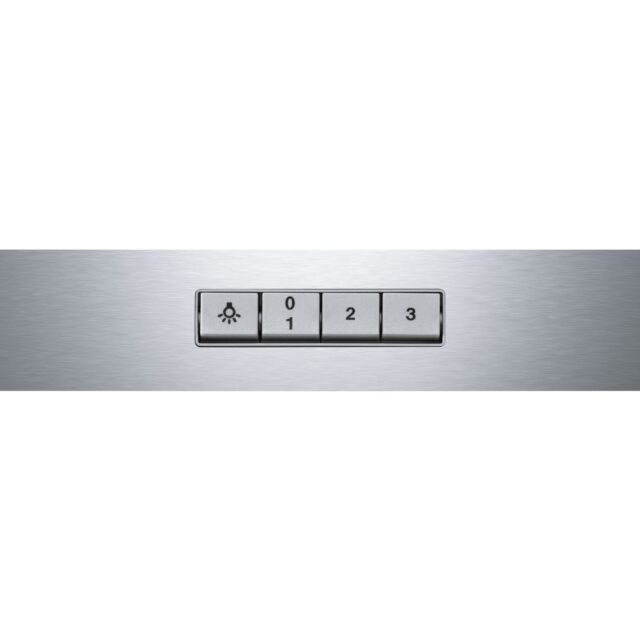 Bosch DWA094W50B Chimney Extractor Hood With Glass Canopy