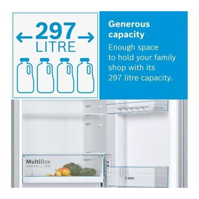 Bosch KGN34NLEAG 50/50 No Frost Fridge Freezer