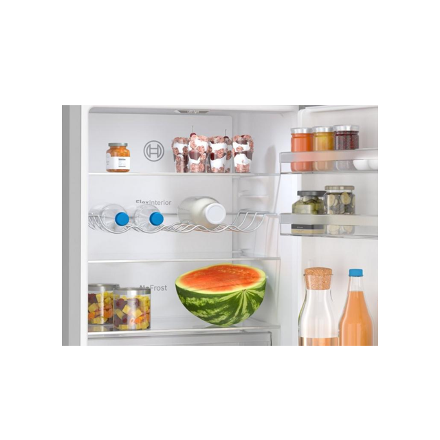 Bosch KGN362LDFG 60cm Fridge Freezer - Inox-look