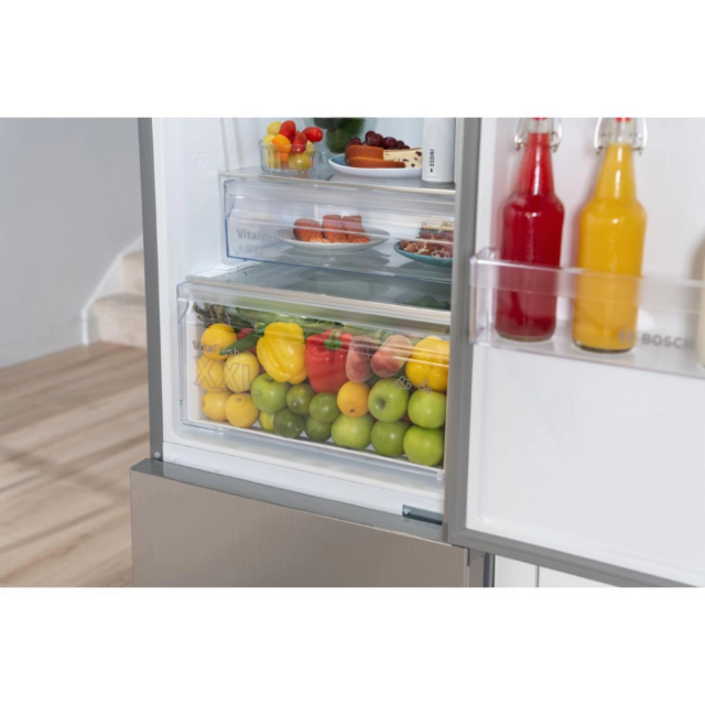 Bosch KGN392LDFG 60cm 70/30 Fridge Freezer - Inox