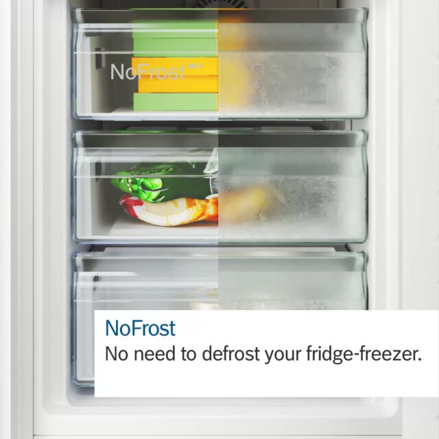 Bosch KGN39AWCTG 60cm Frost Free Fridge Freezer - White