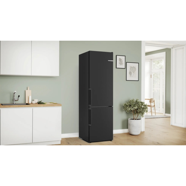 Bosch KGN39VXBT 60cm 70/30 Frost Free Fridge Freezer - Black Stainless Steel