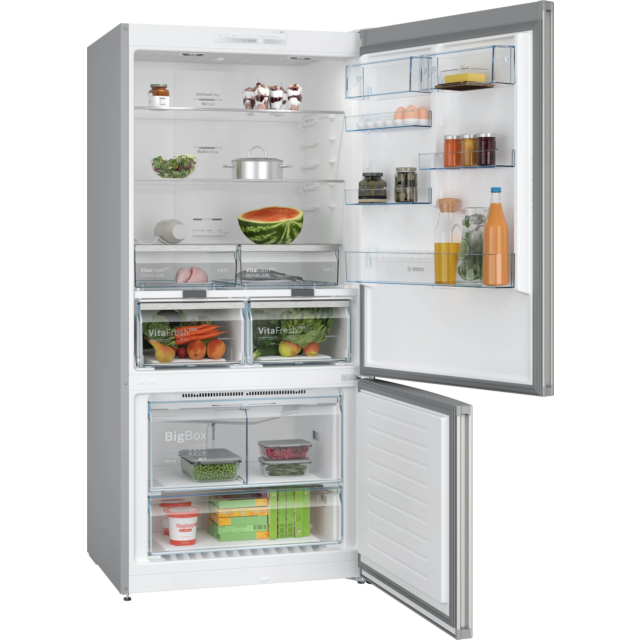 Bosch KGN86VIEA 86cm 70/30 Frost Free Fridge Freezer - Stainless Steel