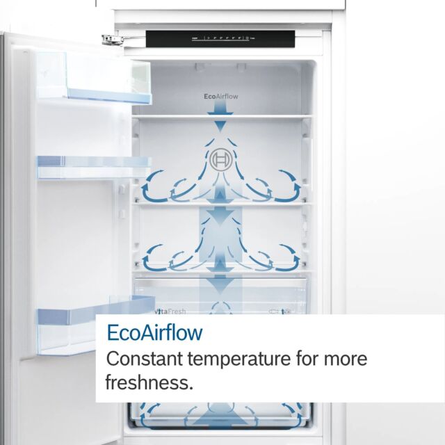 Bosch KIL42NSE0G 54.1cm Built-In Larder Fridge - White