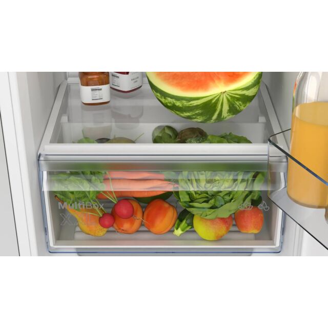 Bosch KIR21NSE0G 54.1cm Built-In Undercounter Larder Fridge - White
