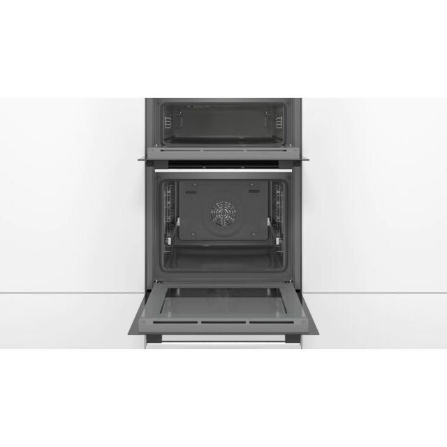 Bosch MBA5350S0B 59.4cm Built In Electric Double Oven - Stainless Steel