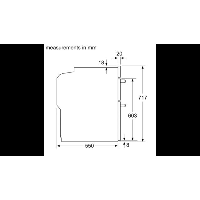 Bosch NBS113BR0B Built-Under Double Electric Oven