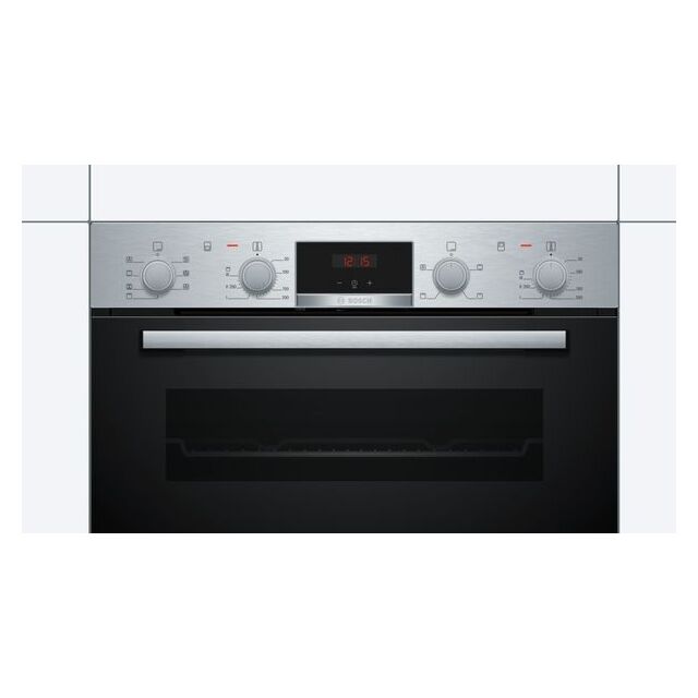 Bosch NBS533BS0B Series 4 Built-Under Double Electric Oven