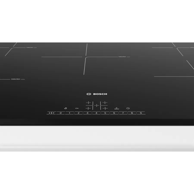 Bosch PIV851FB1EKIT PIV851FB1E 80.2cm Induction Hob with Pan Set - Black