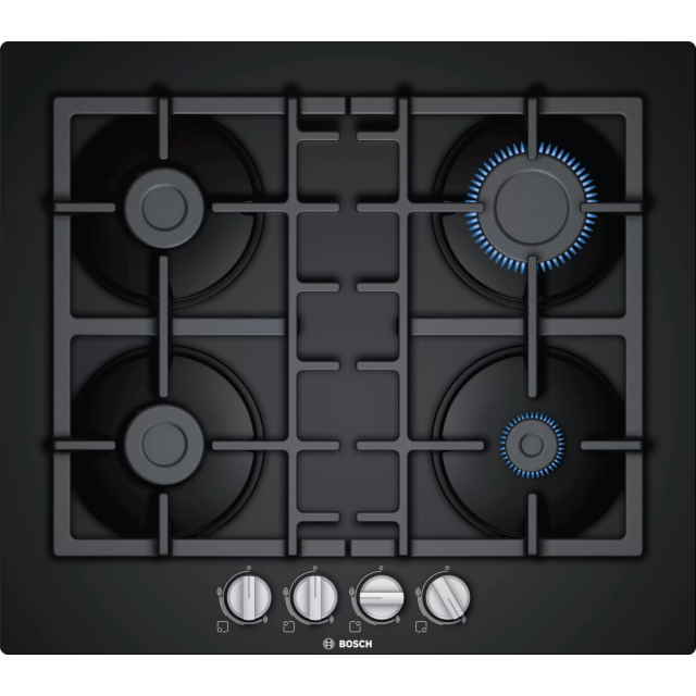 Bosch PNP6B6B90 59cm Gas Hob - Black