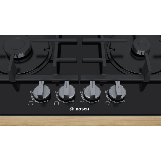 Bosch PNP6B6B90 59cm Gas Hob - Black