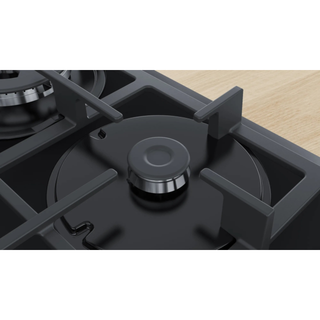 Bosch PNP6B6B90 59cm Gas Hob - Black