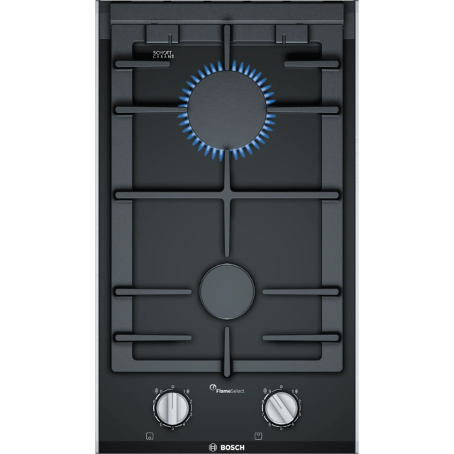 Bosch PRB3A6B70 30.6cm Domino Gas Hob - Black