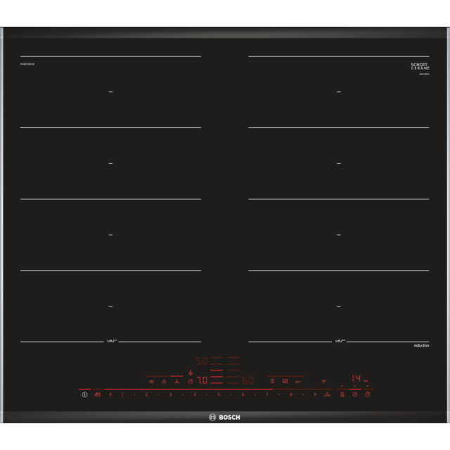 Bosch PXX675DV1E 60.6cm Induction Hob - Black
