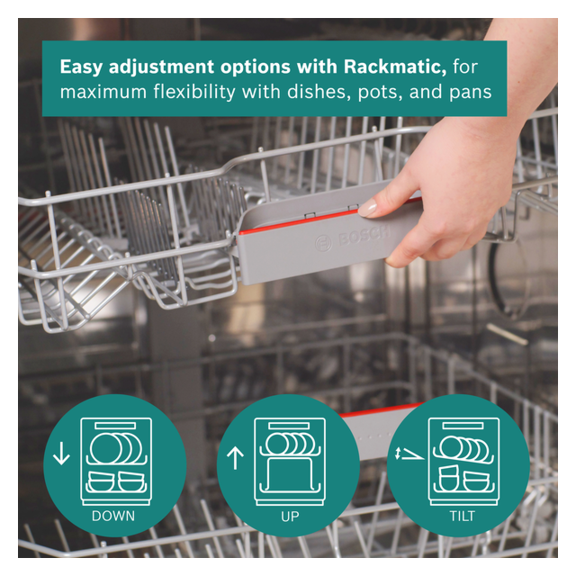 Bosch SBH4HVX14G Series 4, Fully-Integrated Dishwasher, 60 Cm, , Variable Hinge