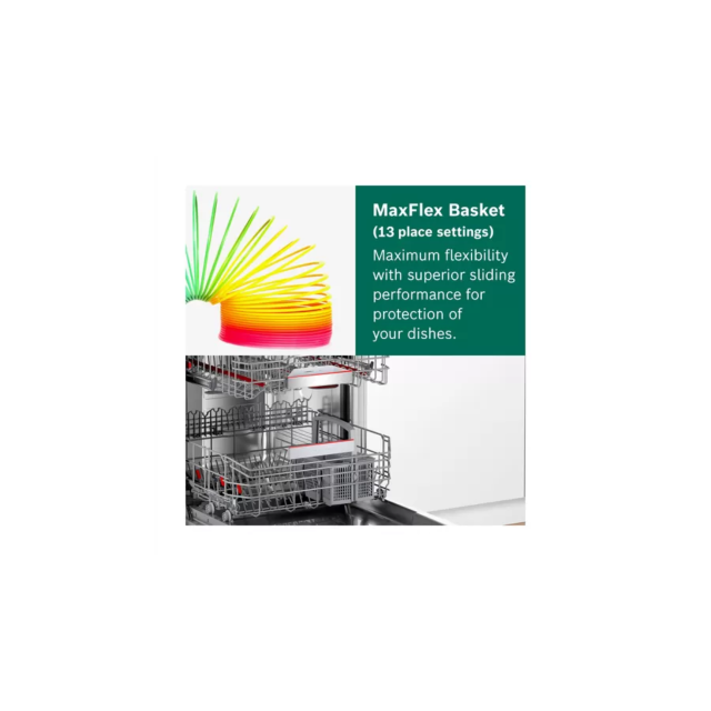 Bosch SMD6EDX57G Series 6 60cm Built-In Dishwasher