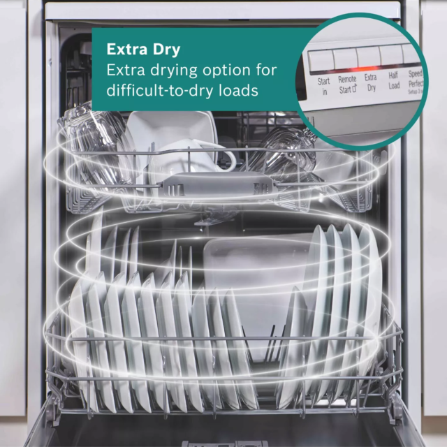 Bosch SMS2HVW67G Dishwasher - White - 14 Place Settings