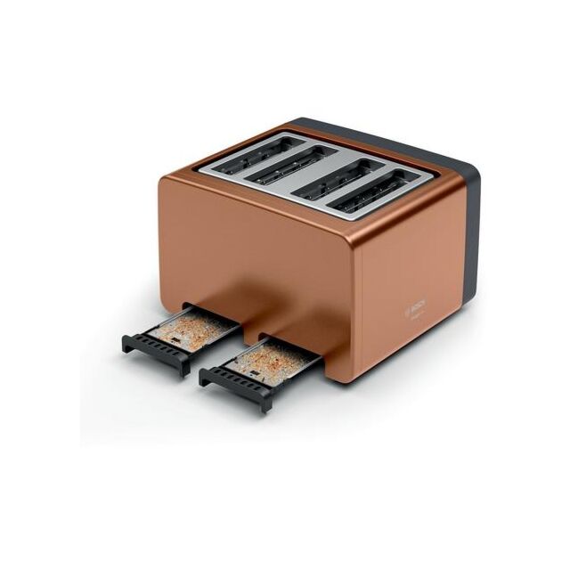 Bosch TAT4P449GB 4 Slice Toaster - Copper