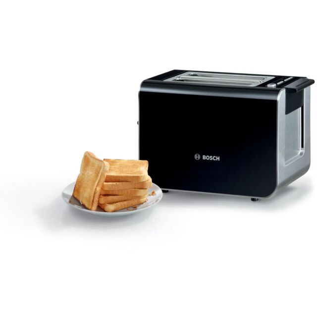 Bosch TAT8613NGB Styline TAT8613NGB 2 Slice Toaster -Black
