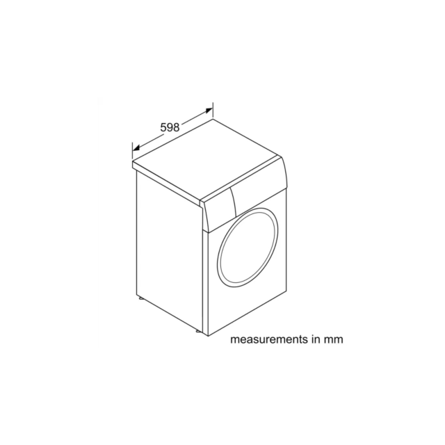 Bosch WAJ28002GB 8kg 1400 Spin Washing Machine - White