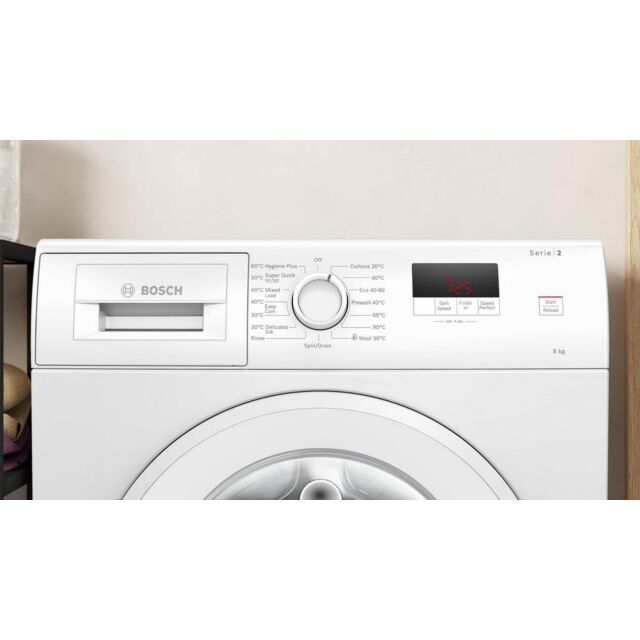 Bosch WGE03408GB 8Kg 1400 Spin Washing Machine - White