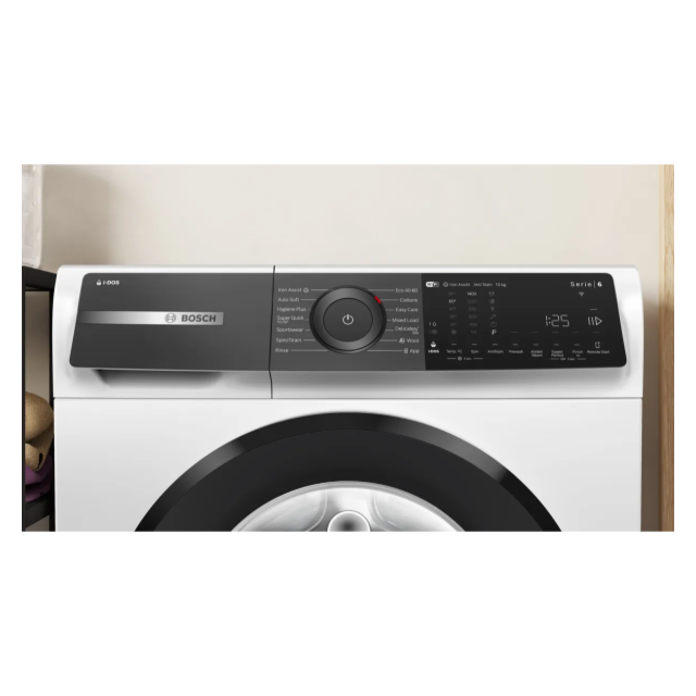 Bosch WGH254A0GB Series 6, 10 kg, 1400 rpm , i-Dos Washing Machine - White