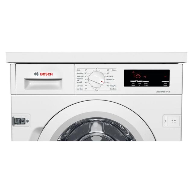 Bosch WIW28302GB 8kg 1400 Spin Integrated Washing Machine - White