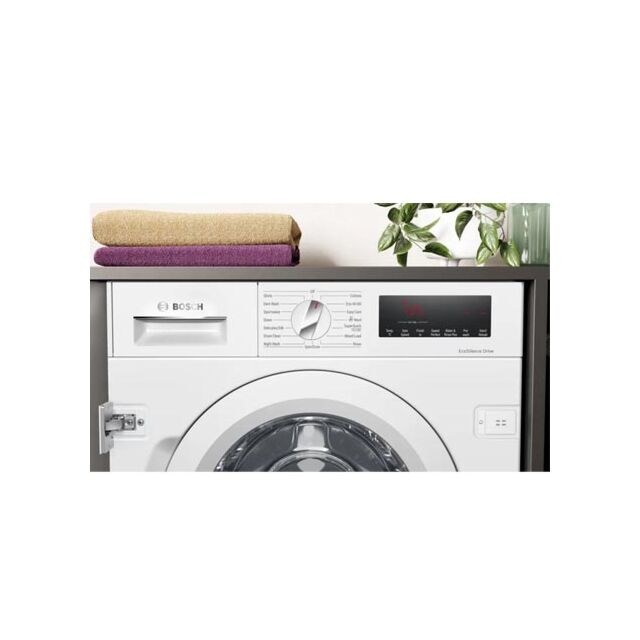 Bosch WIW28502GB Capacity 8kg, 1400rpm, TimeLight, Reload, SpeedPerfect, 24hr time delay, BLDC motor