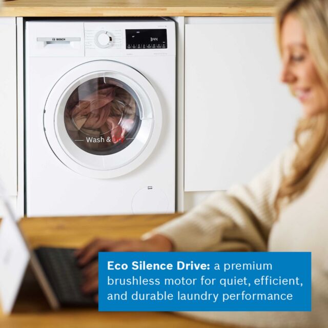 Bosch WNA144V9GB Capacity 9kg/ 5kg, 1400rpm, Large LED display, SpeedPerfect, Eco Silence Drive, 
