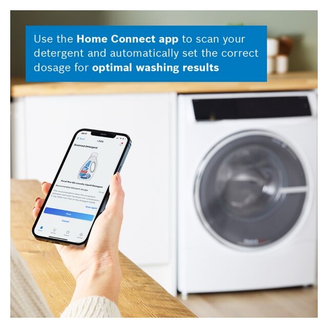 Bosch WNC25410GB Capacity 10.5kg/ 6kg, 1400rpm, i-DOS, Home Connect