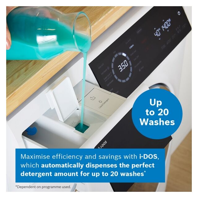 Bosch WNC25410GB Capacity 10.5kg/ 6kg, 1400rpm, i-DOS, Home Connect