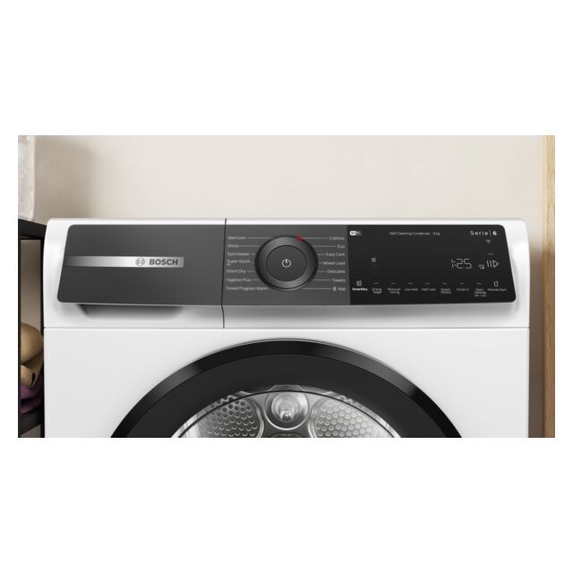 Bosch WQH246D9GB Capacity 9kg Heat Pump SelfCleaning Condenser Speed Perfect 