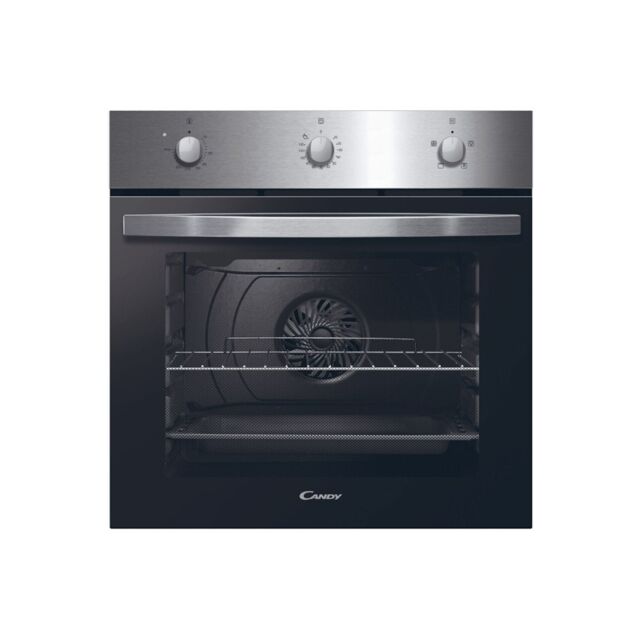 Candy FIDCX403 Single Fan Assisted Oven In Stainless Steel 