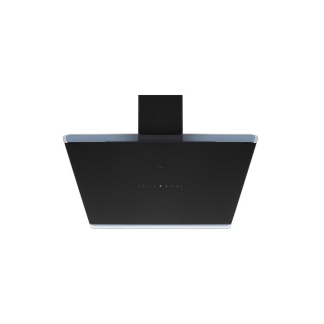 Cda EXG90BL 90cm gesture control angled black glass extractor, TC , LED lights (CHA37)