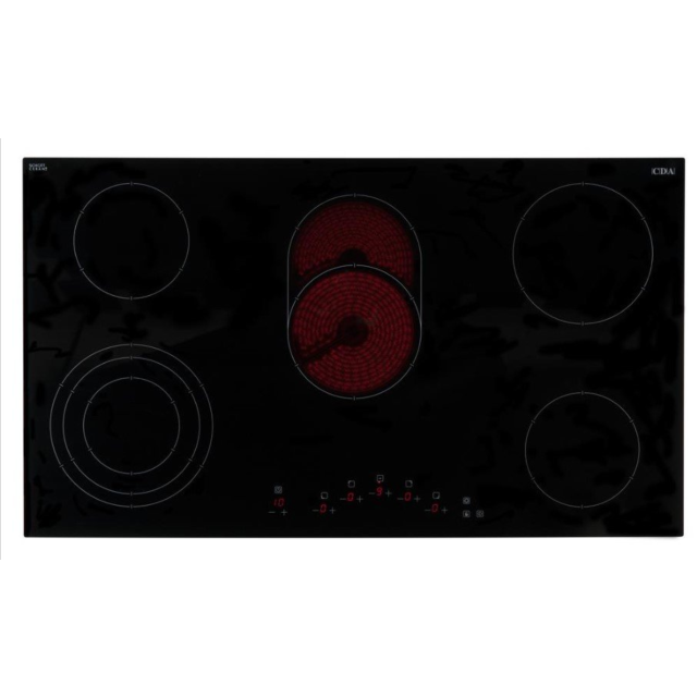 CDA HC9621FR 90cm Ceramic Hob - Black