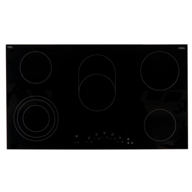 CDA HC9621FR 90cm Ceramic Hob - Black