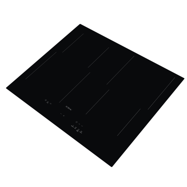 CDA SC223BLKIT 59.5cm Built In Electric Single Oven with 59.2cm Induction Hob - Black