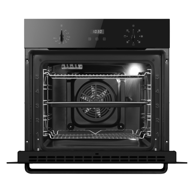 CDA SC223BLKIT 59.5cm Built In Electric Single Oven with 59.2cm Induction Hob - Black