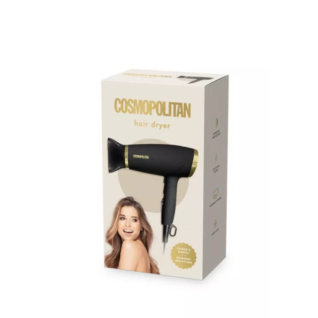 Cosmopolitan 526023 Hair Dryer 1875 Watt In Black 