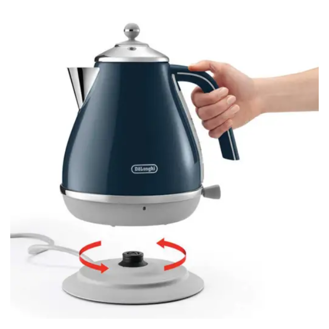 Delonghi KBOC3001.BL 1.7L Icona Capitals Kettle London Blue
