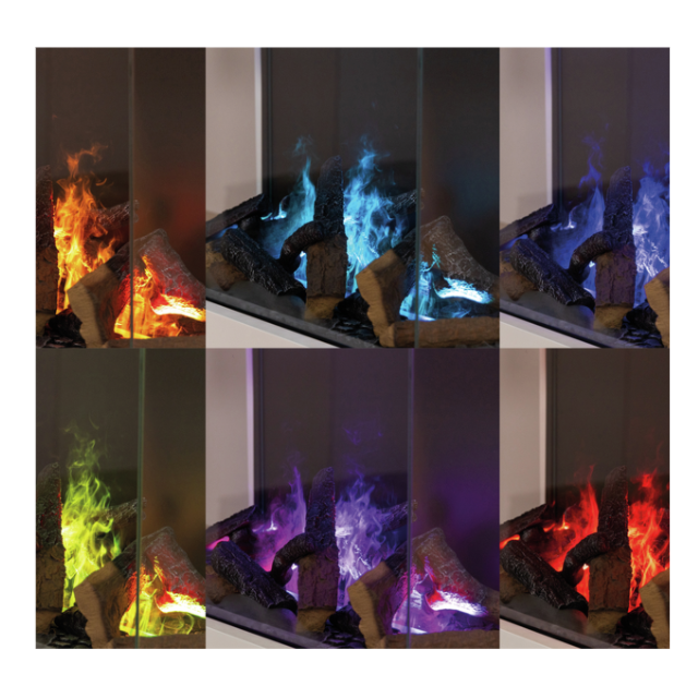 Dimplex 3-STEP-RGB 3 Step Multi Optimyst Electric Fire