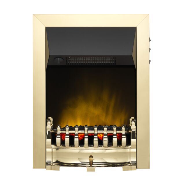 Dimplex BAL20BR Balmoral Inset Fire In Brass