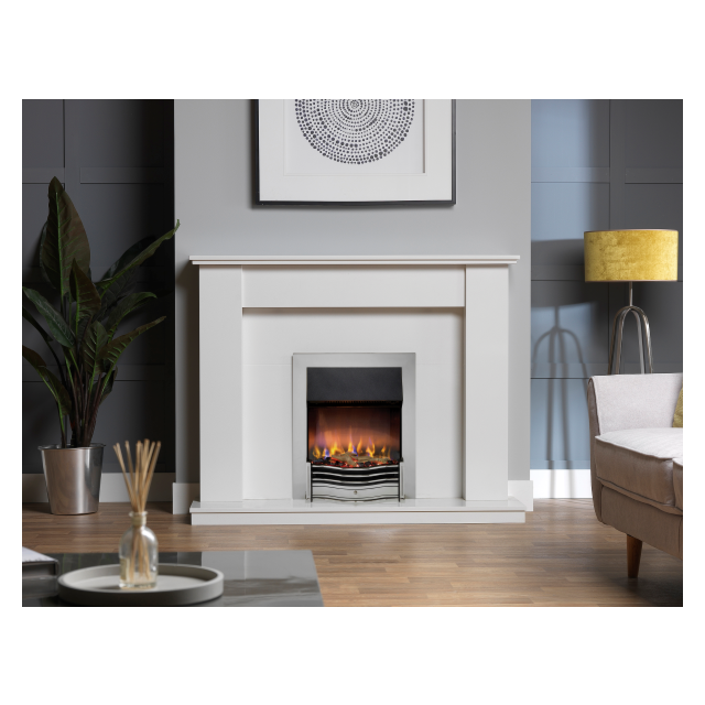 Dimplex DMF20CH3D Dumfries Chrome Optiflame 3D