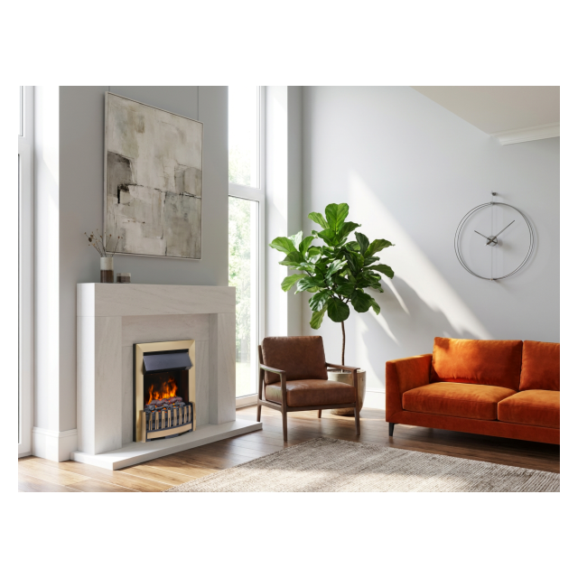 Dimplex ELS20AB-LED-UK Elsberry Antique Brass